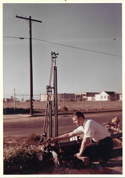 David Griswold testing flow control valves