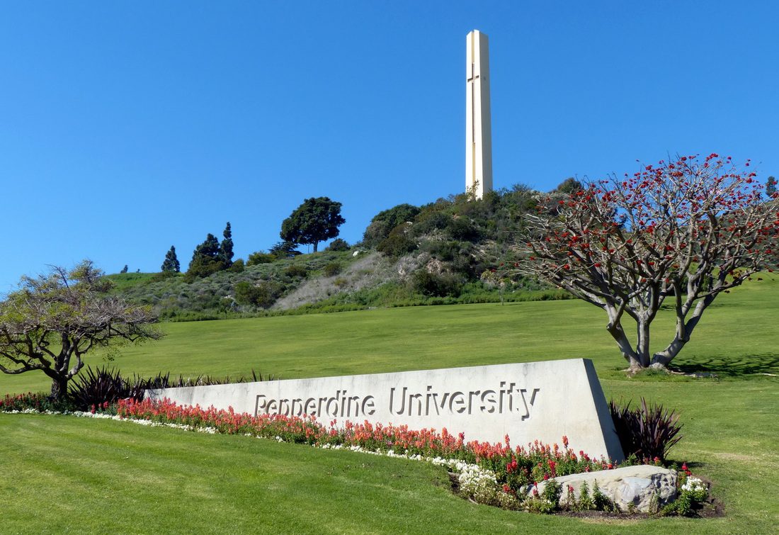 Pepperdine University Sign