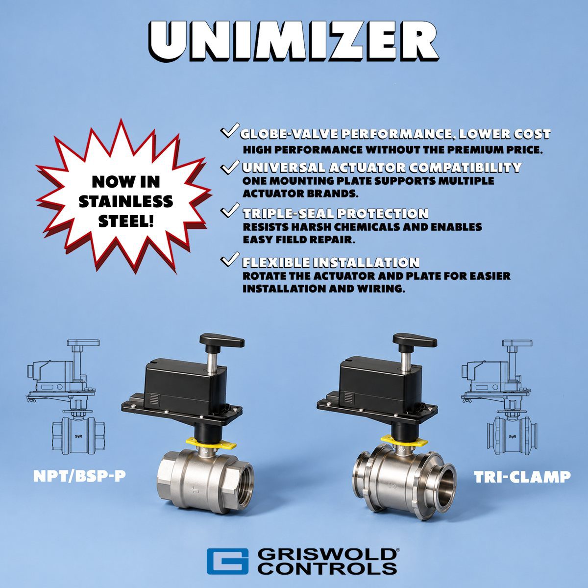 Stainless steel Unimizer